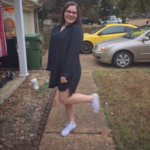 Plaid, flannel winter dress!